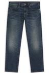 Slim-fit džíny BECKHAM x BOSS z modrého strečového denimu