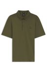 Polotričko z mercerizované bavlny s monogramem Double B - Open Green