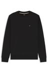 Mikina z bavlněné směsi s monogramem Double B - Black