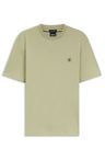 Tričko z mercerizované bavlny s monogramem Double B - Dark Beige
