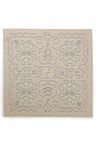 Hedvábný šátek s potiskem a monogramy Double B - Light Beige