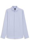 Košile slim fit z nemačkavé strukturované bavlny - Light/Pastel Blue