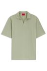 Polotričko s límečkem Johnny a žakárovým pruhem - Light/Pastel Green