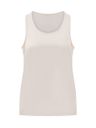 Top bez rukávů ze strečového hedvábí - Light/Pastel Pink
