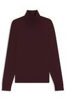 Kašmírový rolákový svetr BECKHAM x BOSS - Dark Red