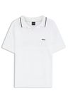 Bavlněný polo svetr s límečkem Johnny - White
