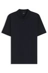 Polotričko z mercerizované bavlny s vertikálními pruhy - Dark Blue