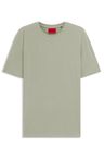 Tričko slim fit z úpletového interlocku - Light/Pastel Green