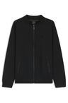 Mikina na zip Porsche x BOSS s reliéfním potiskem - Black