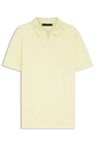 Polotričko BOSS BY BECKHAM z bavlny a hedvábí - Beige Overflow