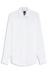 Košile slim fit z italského lnu - White