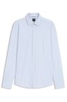 Košile slim fit z potištěného strečového žerzeje - Light/Pastel Blue