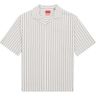 Košile oversized fit z elastické bavlny seersucker - Light/Pastel Brown