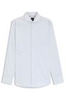Košile slim fit z pruhovaného kepru z bavlněné směsi - Light/Pastel Blue