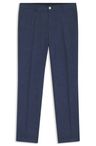 Kalhoty slim fit z lněné směsi - Open Blue