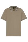 Polotričko Paddy slim fit z interlockové bavlny - Light/Pastel Green