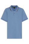 Polotričko Paddy slim fit z interlockové bavlny - Light/Pastel Blue