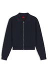Mikina na zip s logem - Medium Blue