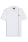 Aktivní rychleschnoucí polotričko s charakteristickým pruhem - White