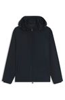 Bunda s kapucí regular střihu s vodoodpudivou úpravou - Dark Blue