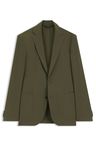 Úzký blazer z funkční strečové tkaniny - Open Green