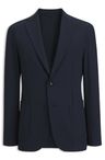 Úzký blazer z funkční strečové tkaniny - Dark Blue