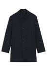 Kabát regular střihu se vzorované strečové látky - Dark Blue