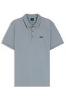 Polotričko  Active Paddy ze strečové  bavlny s piké - Dark Grey