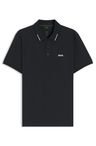 Polotričko  Active Paddy ze strečové  bavlny s piké - Dark Blue