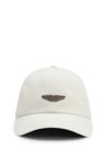 Kšiltovka BOSS x ASTON MARTIN z bavlněného kepru - Open White
