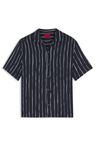 Košile s potiskem a límcem ve stylu "camborghini" - Dark Blue