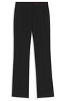 Kalhoty slim fit ze strečového kepru - Black
