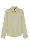Košile slim fit ze strukturované strečové tkaniny - Dark Beige