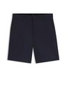 Šortky slim fit z mercerované strečové bavlny - Dark Blue