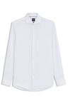 Košile slim fit z nemačkavé bavlněné směsi - White